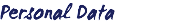 Personal Data